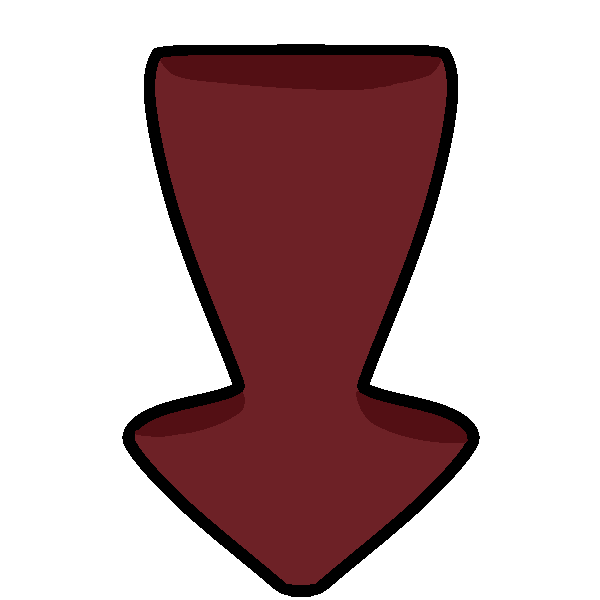 A red arrow pointing down.